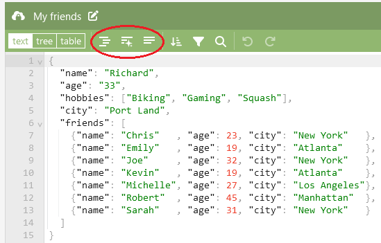 Smart JSON Formatting